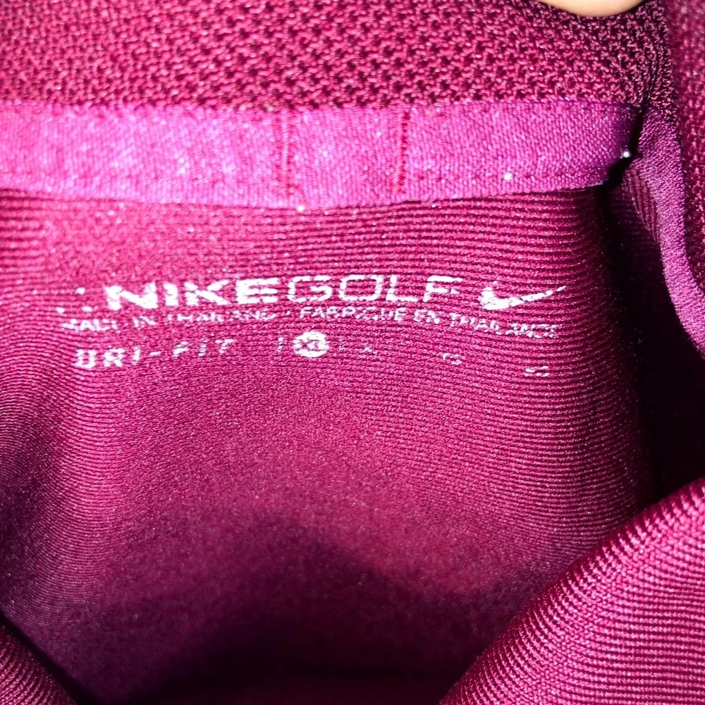 Nike Golf NCAA Florida State Seminoles Polo Shirt Mens XL Maroon Dri Fit